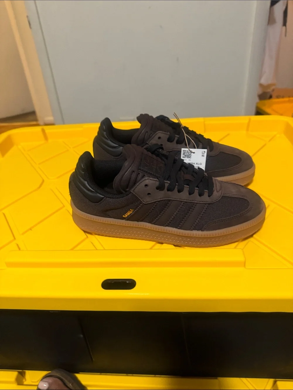 adidas Samba XLG Brown and Black Men's Sneakers